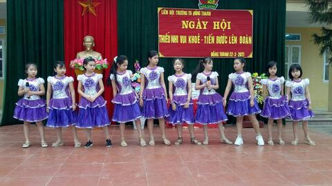 Trường Tiểu học  Đồng Thanh tổ chức ngày hội “Thiếu nhi vui khỏe - Tiến bước lên Đoàn”